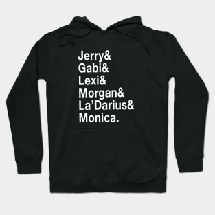 Cheer Cast Names Hoodie